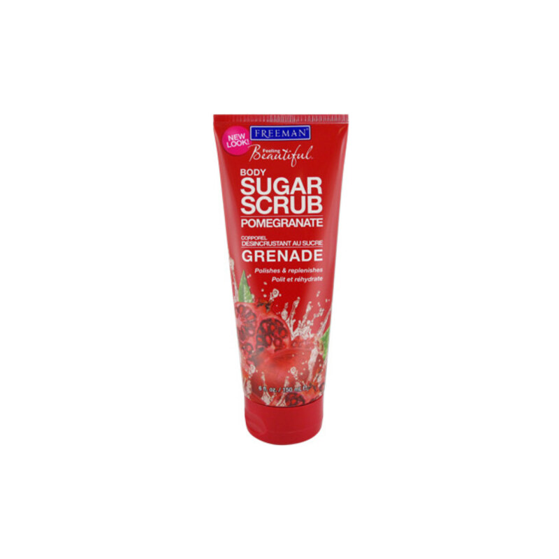 Freeman Tělový peeling s cukrem a granátovým jablkem (Body Sugar Scrub Pomegranate) 150 g