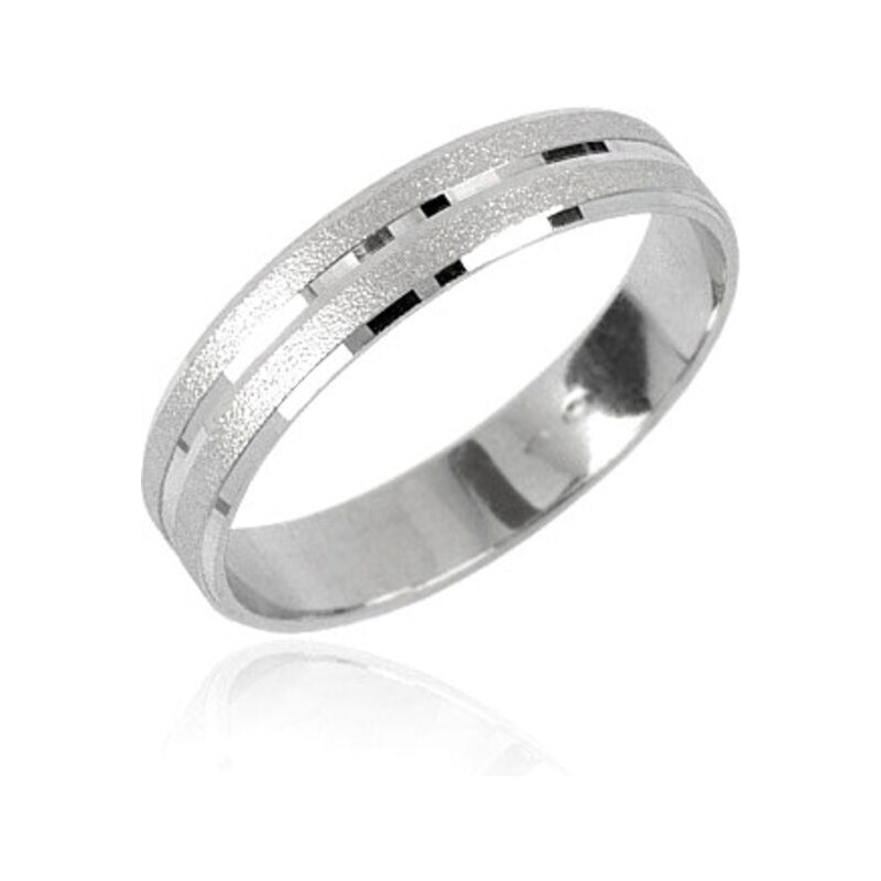 Silvego Stříbrný snubní prsten BSG21532