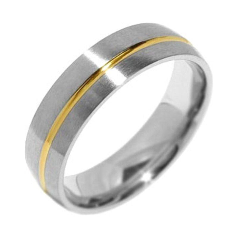 Silvego Snubní ocelový prsten pro muže PARIS RRC2048-M