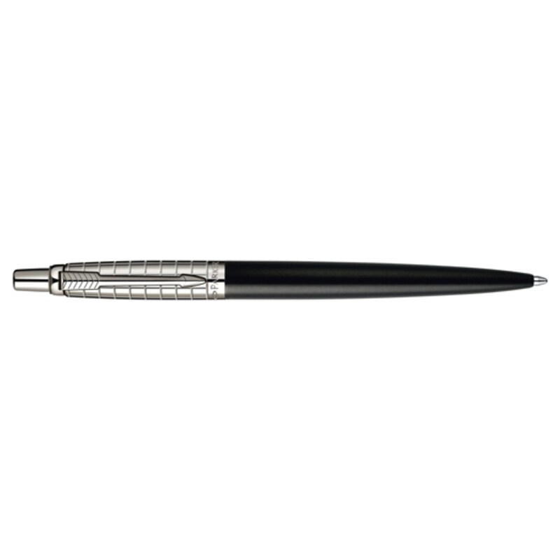 Parker Kuličková tužka Jotter Premium Satin Black Stainless Steel Chiselled 1501/1290556