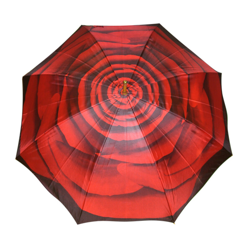 Blooming Brollies Dámský holový deštník Red Rose ARREDROSE