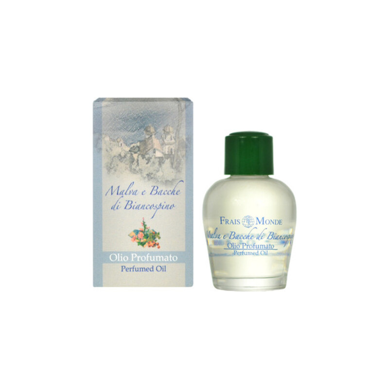 Frais Monde Parfémovaný olej Slézový Květ a Bobule Hlohu (Mallow And Hawthorn Berries Perfumed Oil) 12 ml
