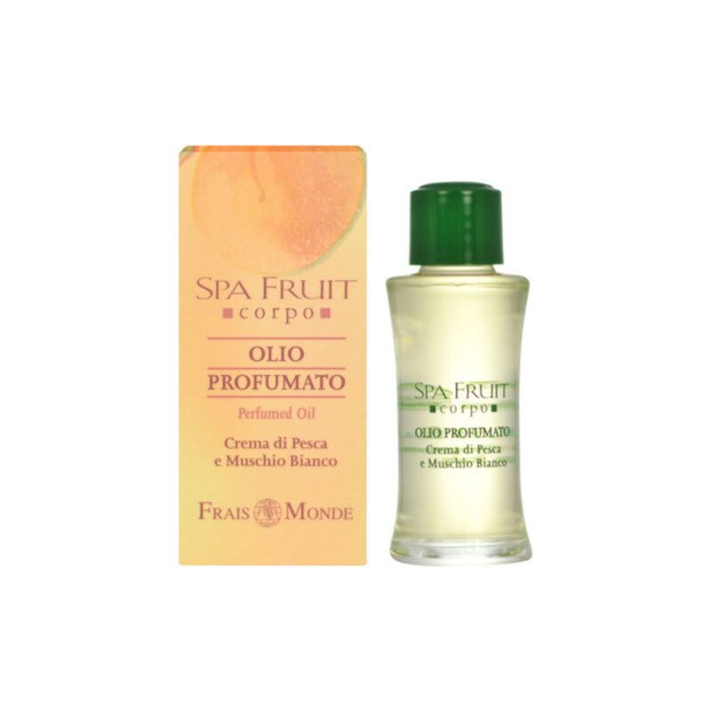 Frais Monde Parfémovaný olej Broskev a bílý mošus (Spa Fruit Peach And White Musk Perfumed Oil) 10 ml