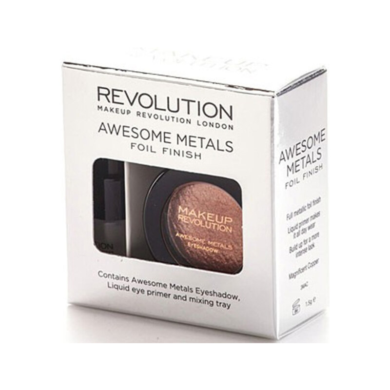 Makeup Revolution Sada na tvorbu metalických stínů (Awesome Metals Eye Foil Finish) 1,5 g