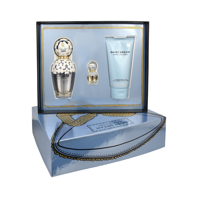 Marc Jacobs Daisy Dream - toaletní voda s rozprašovačem 100 ml + tělové mléko 150 ml + miniatura 4 ml