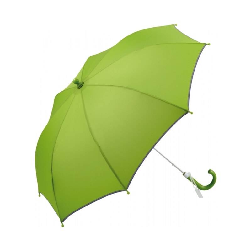 Fare Dětský holový deštník s reflexním lemem Kids Green 6902