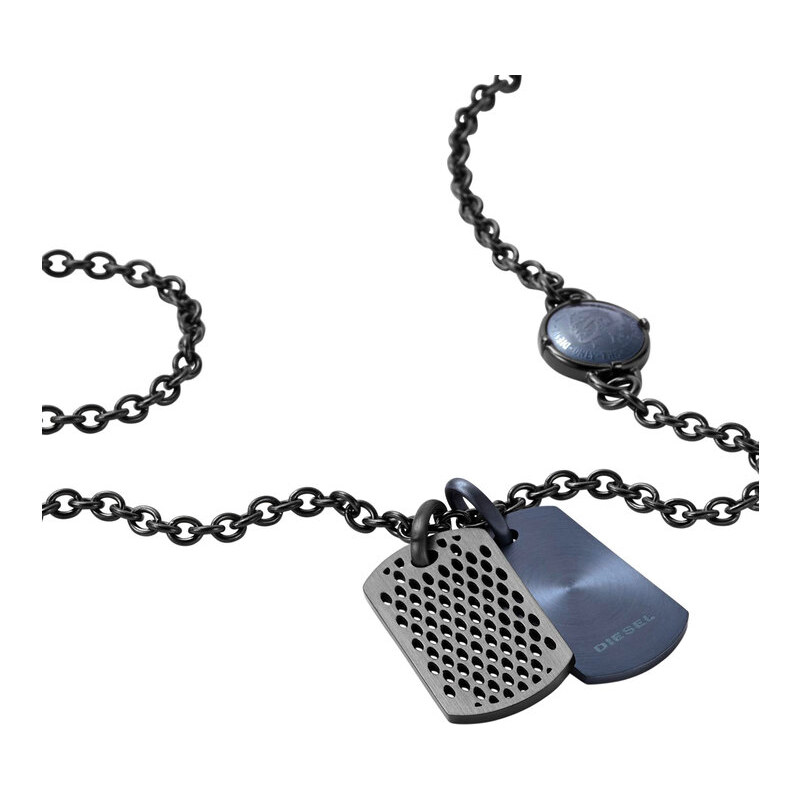 Diesel Pánský ocelový náhrdelník s přívěsky DX0884060