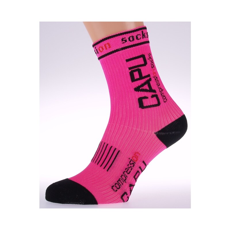 CAPU Kompresní ponožky Pink C009-01