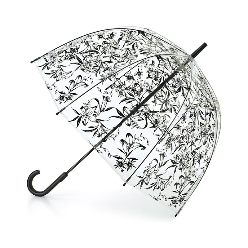 Fulton Dámský průhledný holový deštník Birdcage 2 Lily L042-8