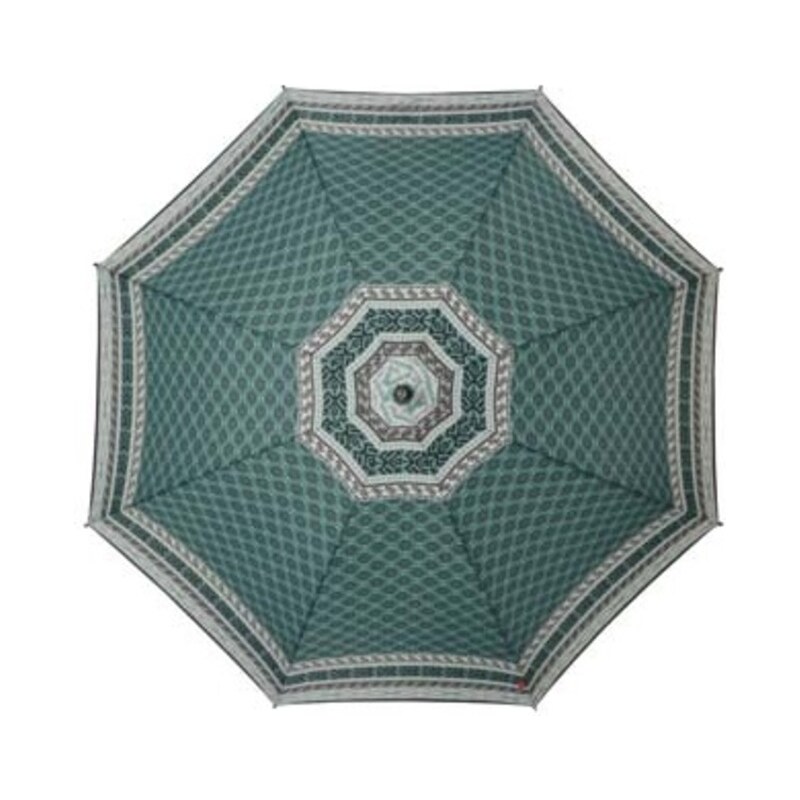 s.Oliver Dámský skládací mechanický deštník Enjoy Nordic Style Smaragd 70805SON20