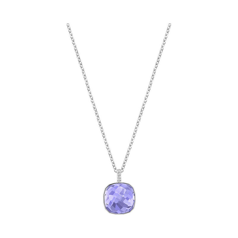 Swarovski Fialový náhrdelník Dot 5158514