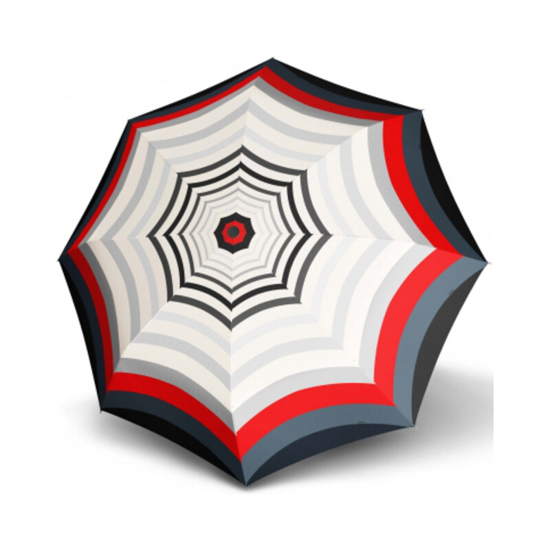 Doppler Dámský skládací plně automatický deštník Magic Carbonsteel Arco - červený 744765AR01