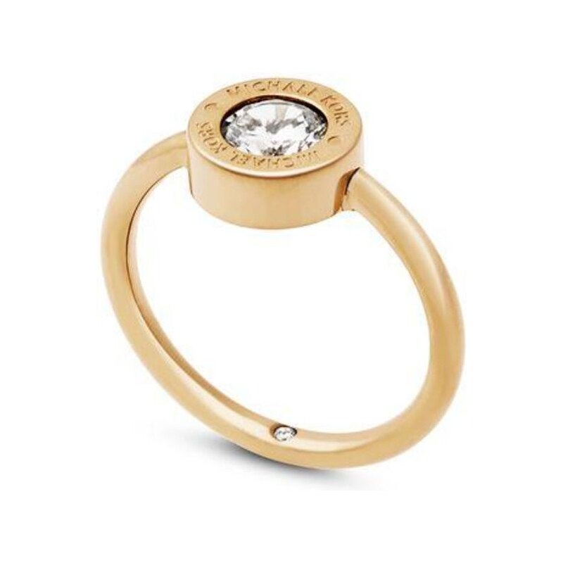 Michael Kors Pozlacený prsten s krystalem MKJ5343710