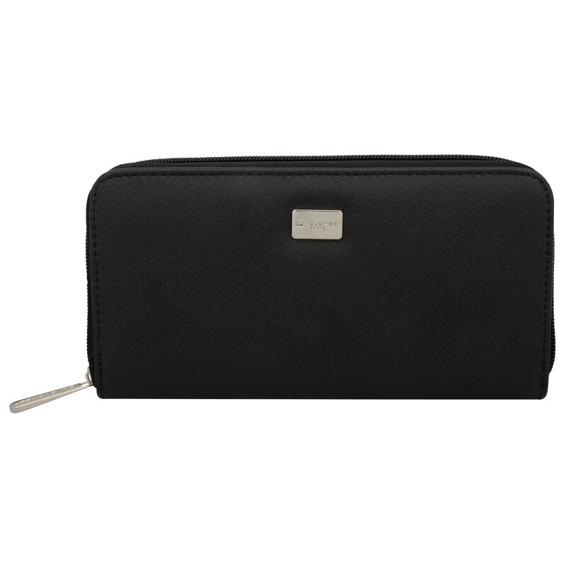 David Jones Elegantní černá peněženka Black P043-510-1