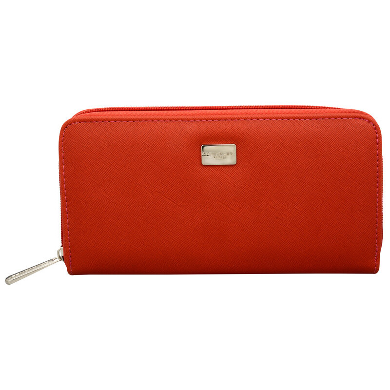 David Jones Elegantní červená peněženka Red P043-510-5