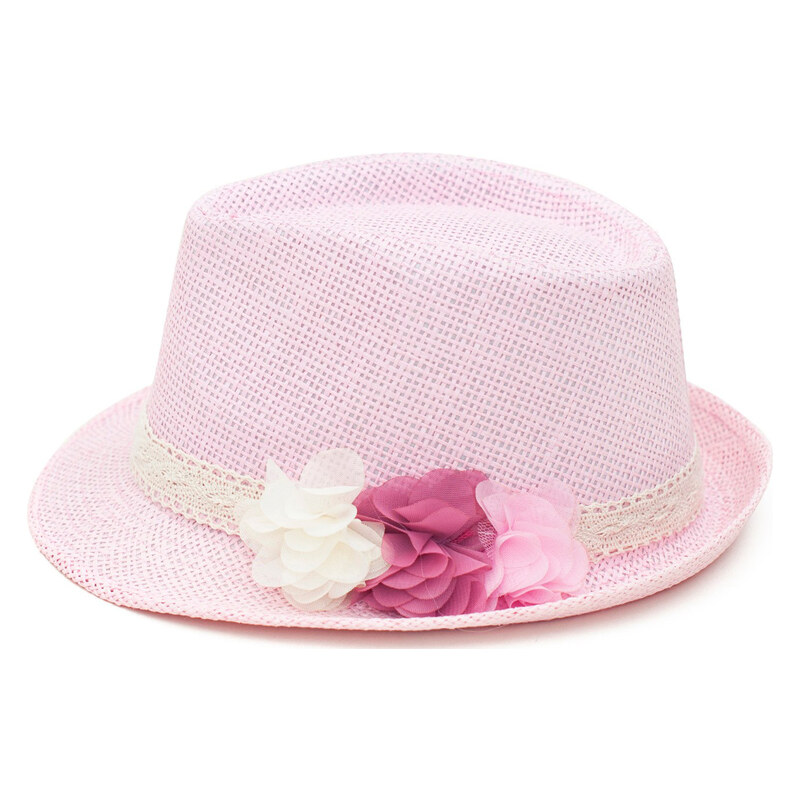Art of Polo Dámský letní klobouk květy - růžová cz16151.4