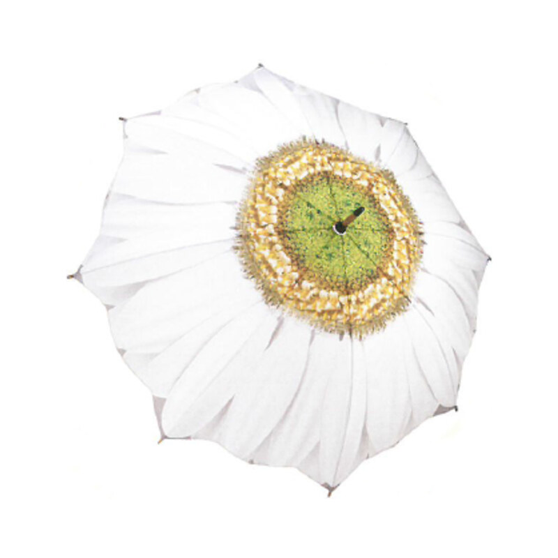 Blooming Brollies Dámský skládací plně automatický deštník Floral Series White Daisy GFFWD01