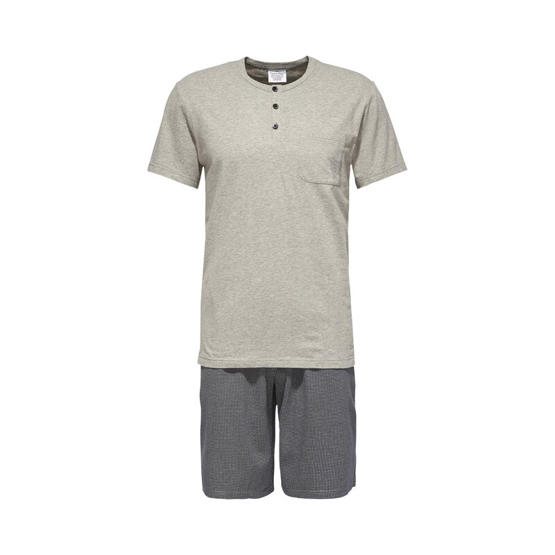 Calvin Klein Pánské pyžamo Short W S/S Henley NM1319E-ULH