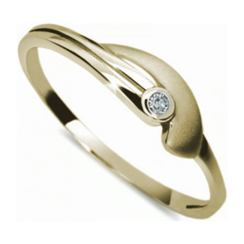 Danfil Jemný prsten s diamantem DF1662z