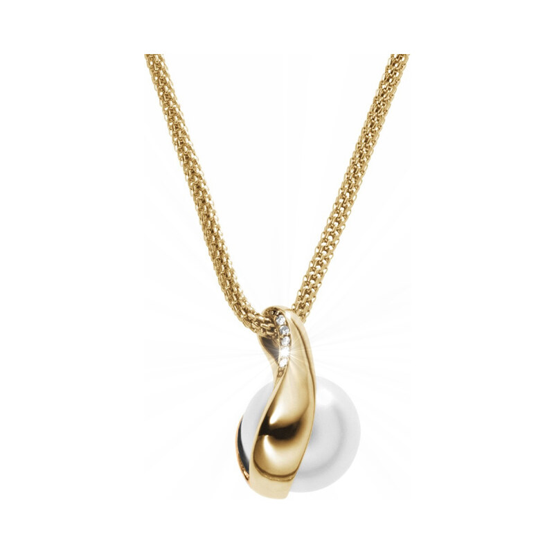 Skagen Zlatý náhrdelník s perlou SKJ0193710
