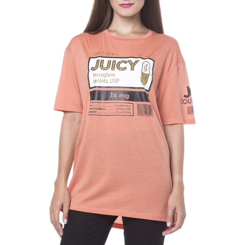 Juicy Couture Juicy Label Fashion Triko Oranžová