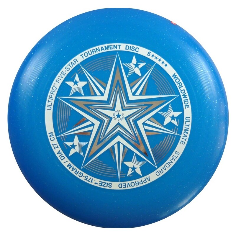 YIKUNSPORTS Frisbee UltiPro FiveStar - třpytivá modrá