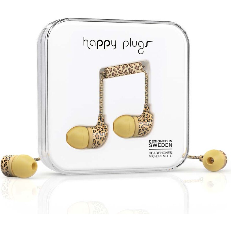 Happy Plugs In-Ear leopard