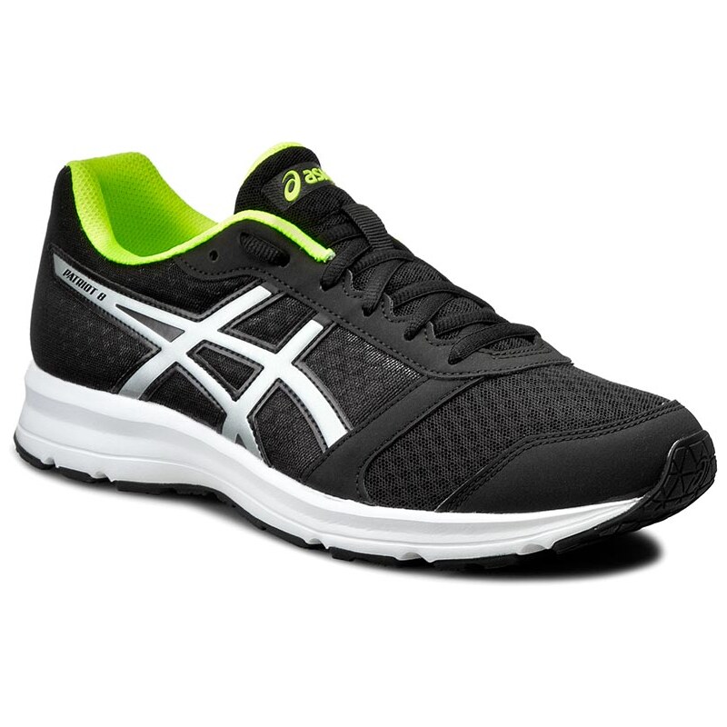 Boty ASICS - Patriot 8 T619N Black/Silver/Safety Yellow 9993