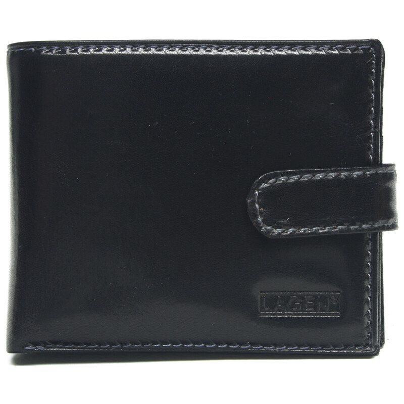 Lagen Pánská kožená peněženka V-42 Black
