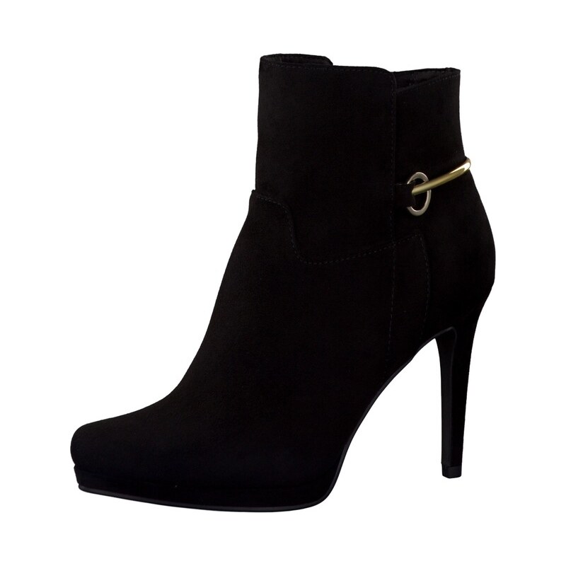 Tamaris Elegantní dámské kotníkové boty 1-1-25060-37 001 Black