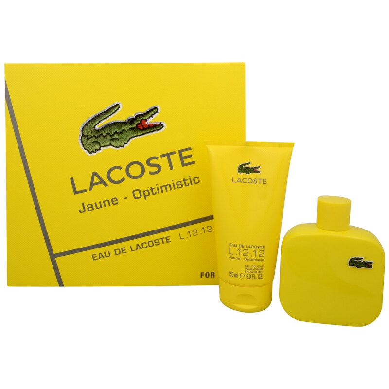 Lacoste Eau De Lacoste L.12.12 Jaune - toaletní voda s rozprašovačem 100 ml + sprchový gel 150 ml