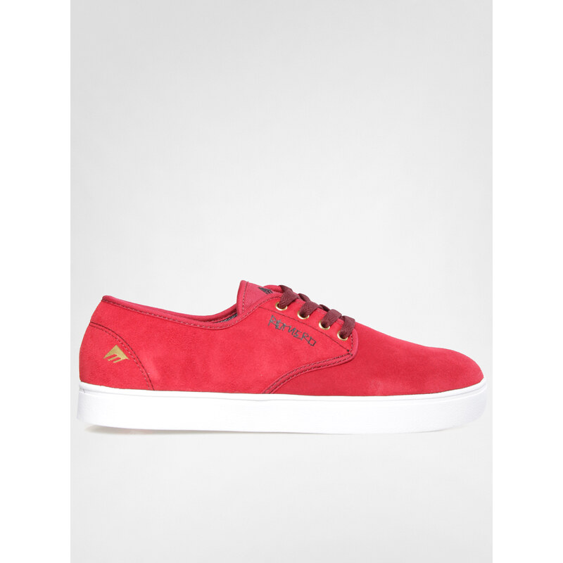 Boty Emerica Laced By Leo Romero (red/gld)