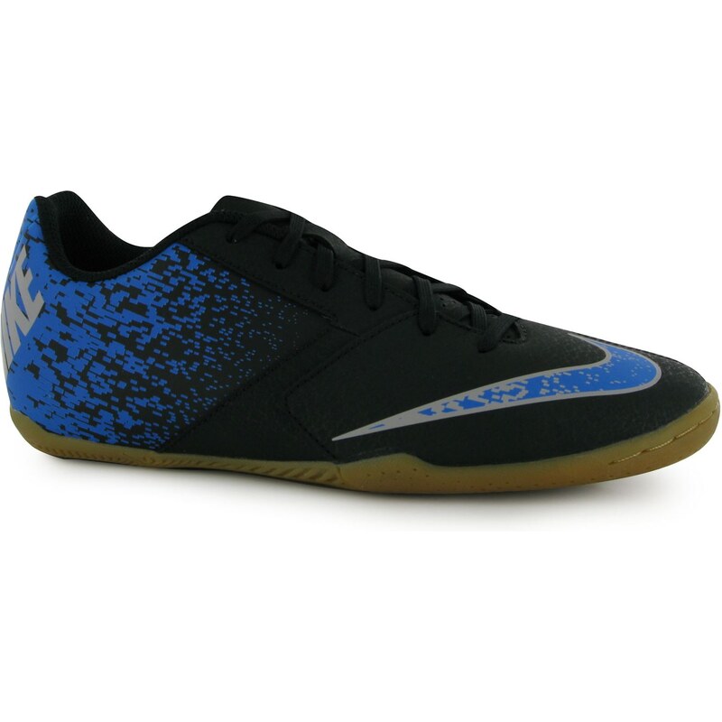 Nike Bomba X pánské IC Football Trainers Black/Blue/Grey