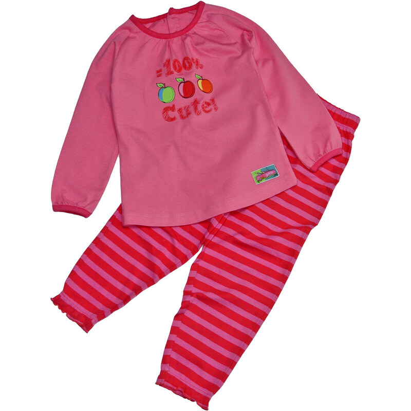 Gelati Dívčí pyžamo Cute - růžovo-červené