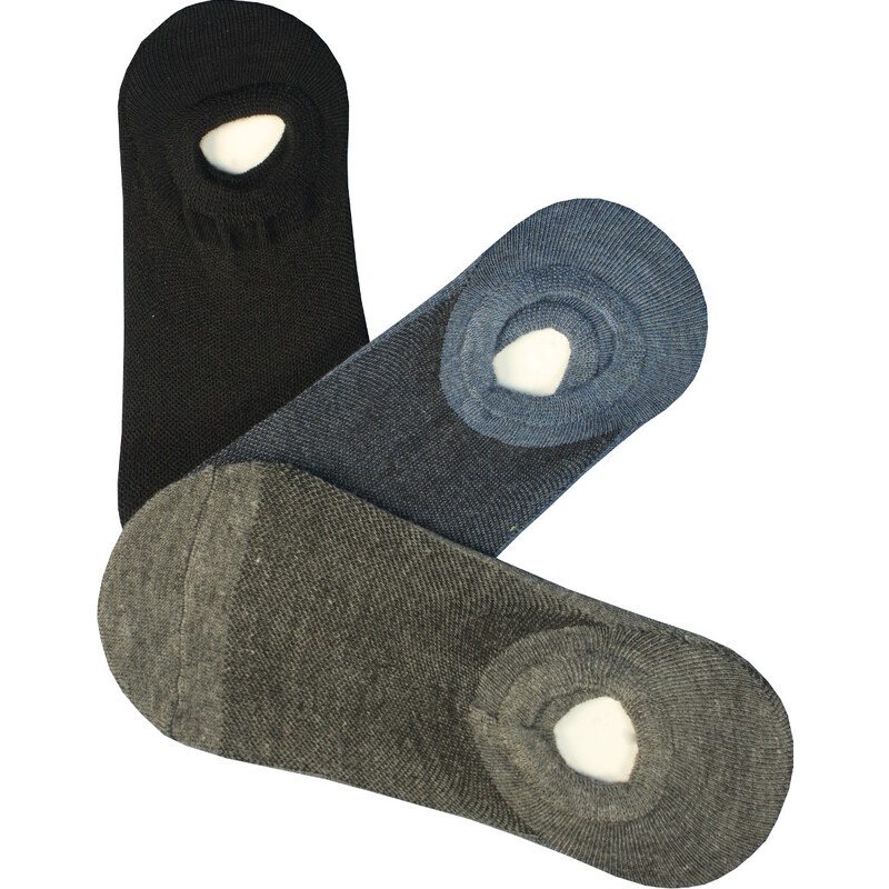 Pesail Skryté pánské ponožky - 3 páry 43-46 MIX