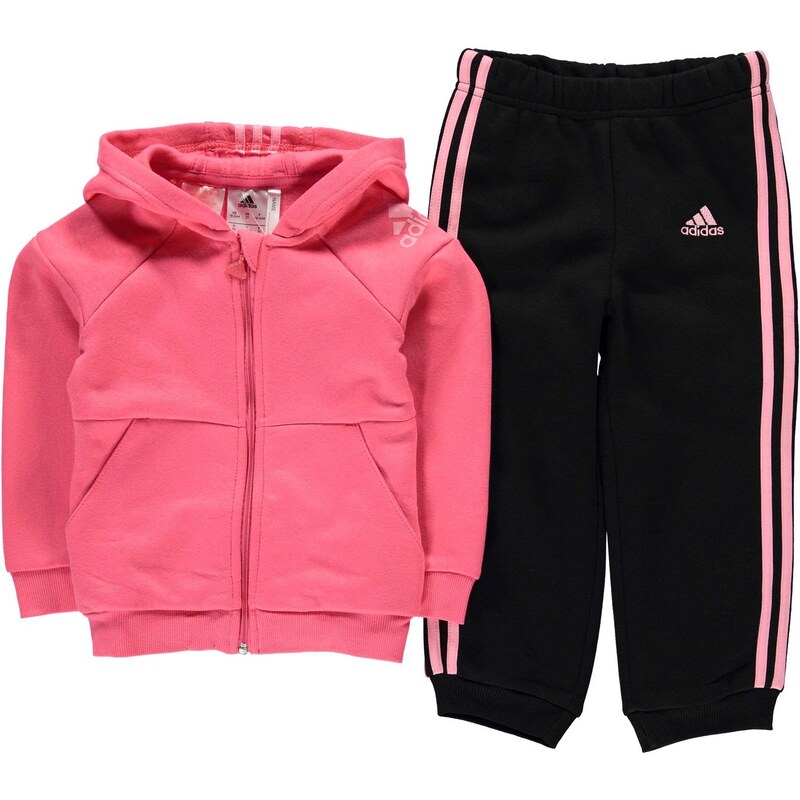 Triko Adidas 3pc Babyjog Bb14 Pink/Wht/Blk