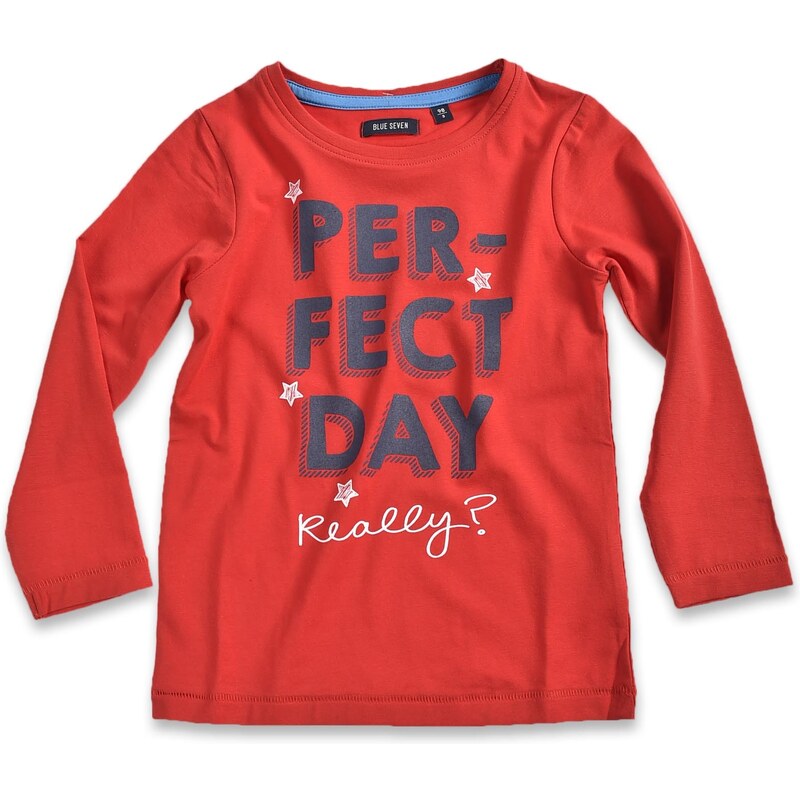 Blue Seven Dětské tričko Perfect day - červené