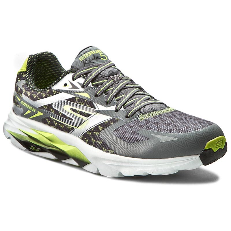 Boty SKECHERS - Go Run Ride 5 53997/CCLM Charcoal/Lime