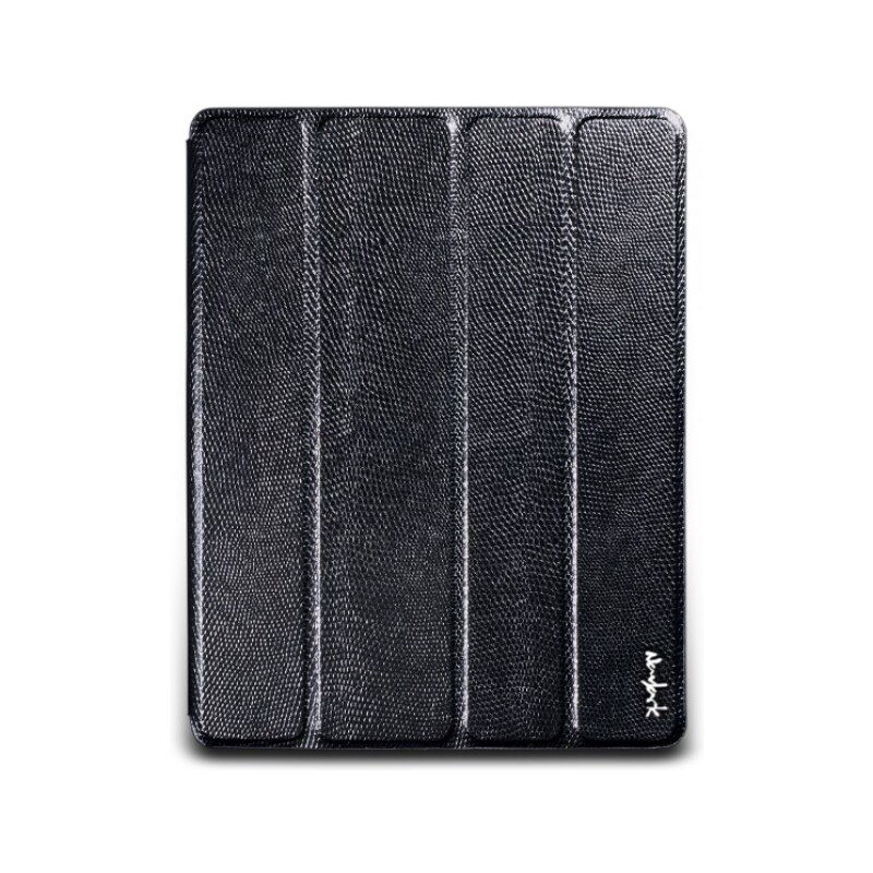 NavJack Vellum Series Folio Case pro iPad 4/3/2 - Chamois Black