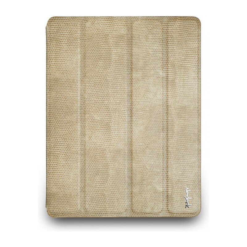 NavJack Vellum Series Folio Case pro iPad 4/3/2 - Sandy Beige