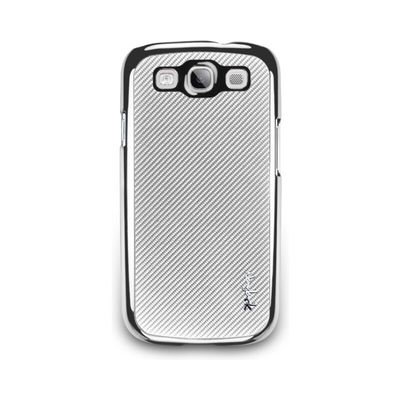 NavJack Corium Series Fiberglass Case pro Samsung Galaxy S3 - Thistle Silver