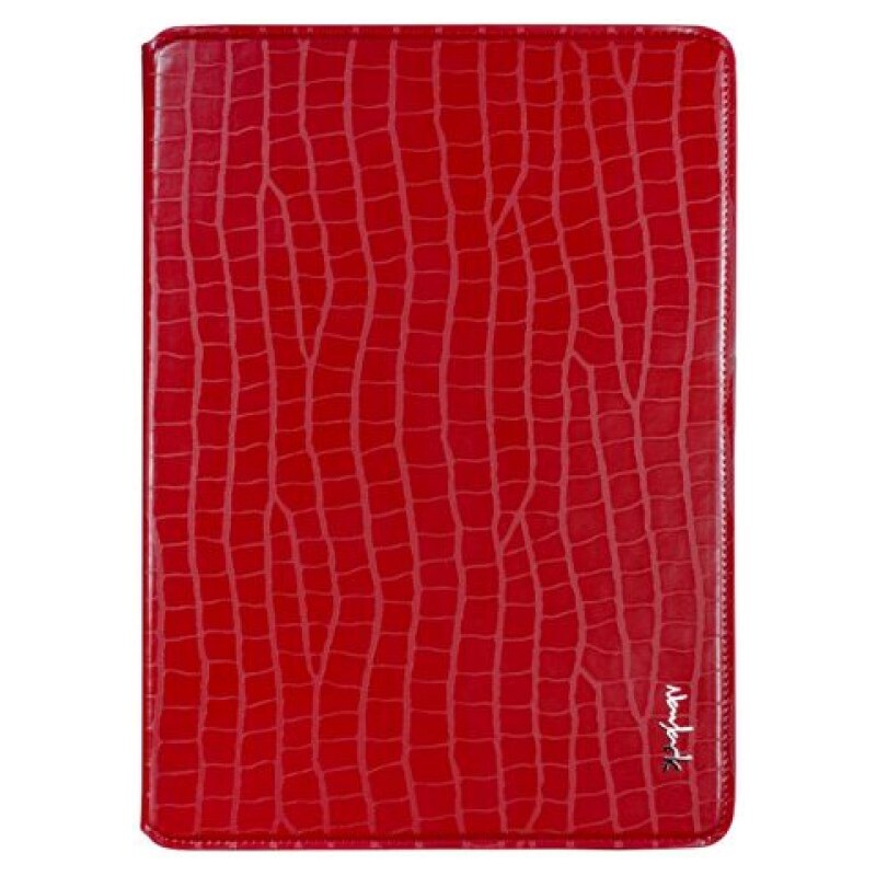 NavJack Croc Series Folio Case pro iPad Air - Scarlet Red
