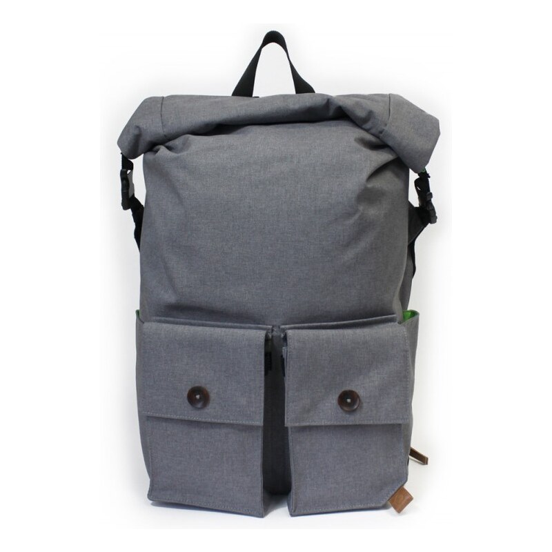 PKG DRI Rolltop Backpack 15" - světle šedý
