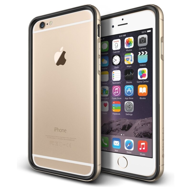 Verus Iron Bumper pro iPhone 6/6S černý/zlatý