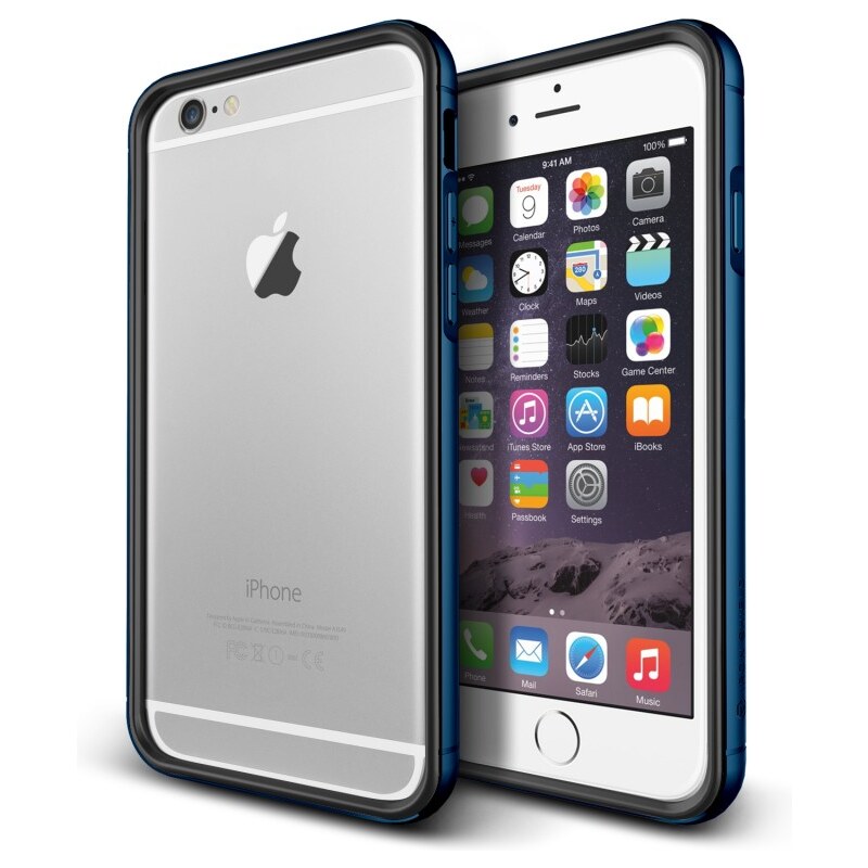 Verus Iron Bumper pro iPhone 6/6S černý/modrý