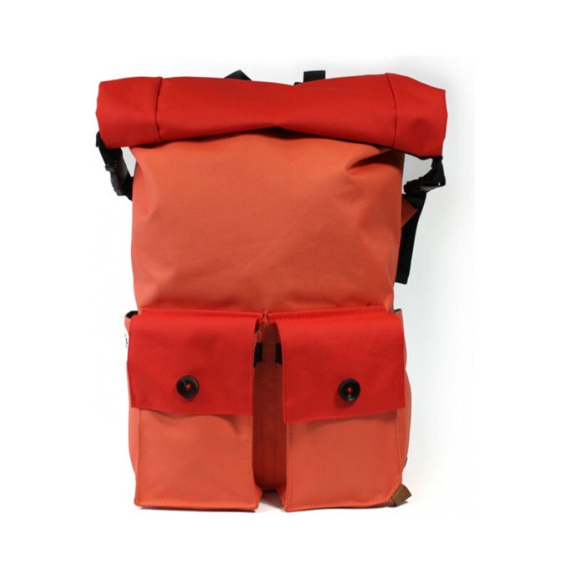 PKG El Camino Rolltop Backpack pro MacBook 13" a 15" - oranžový