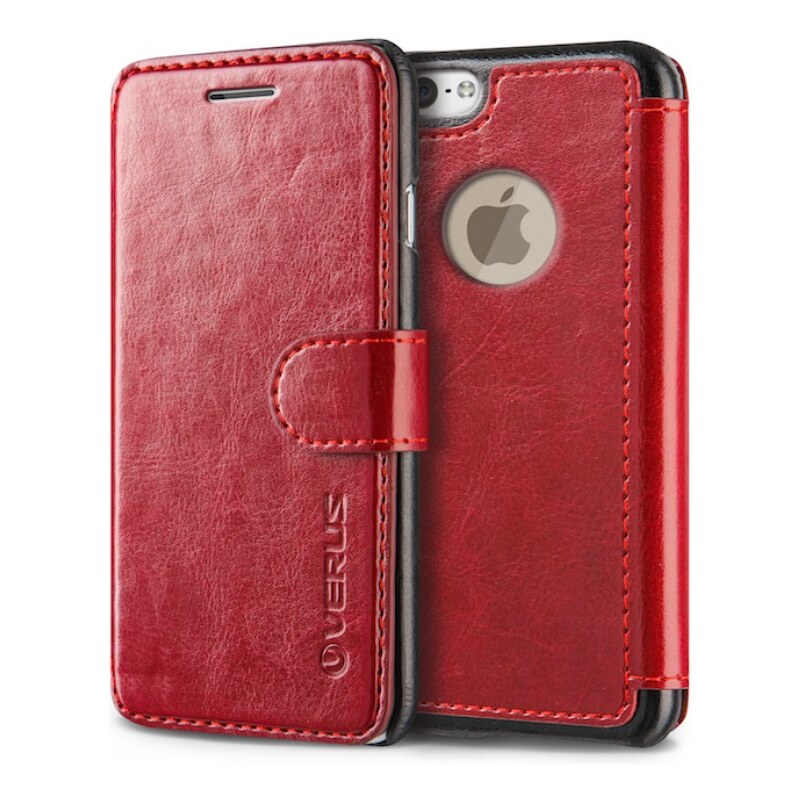 Verus Dandy Layered Leather Case pro iPhone 6 Plus/6S Plus vínový/černý