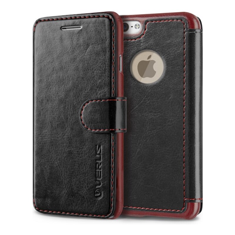 Verus Dandy Layered Leather Case pro iPhone 6 Plus/6S Plus černý/vínový