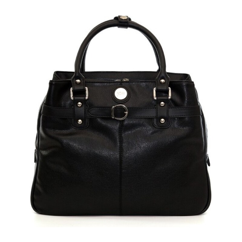 Jill-e Laptop Career Leather Bag 12” - černá