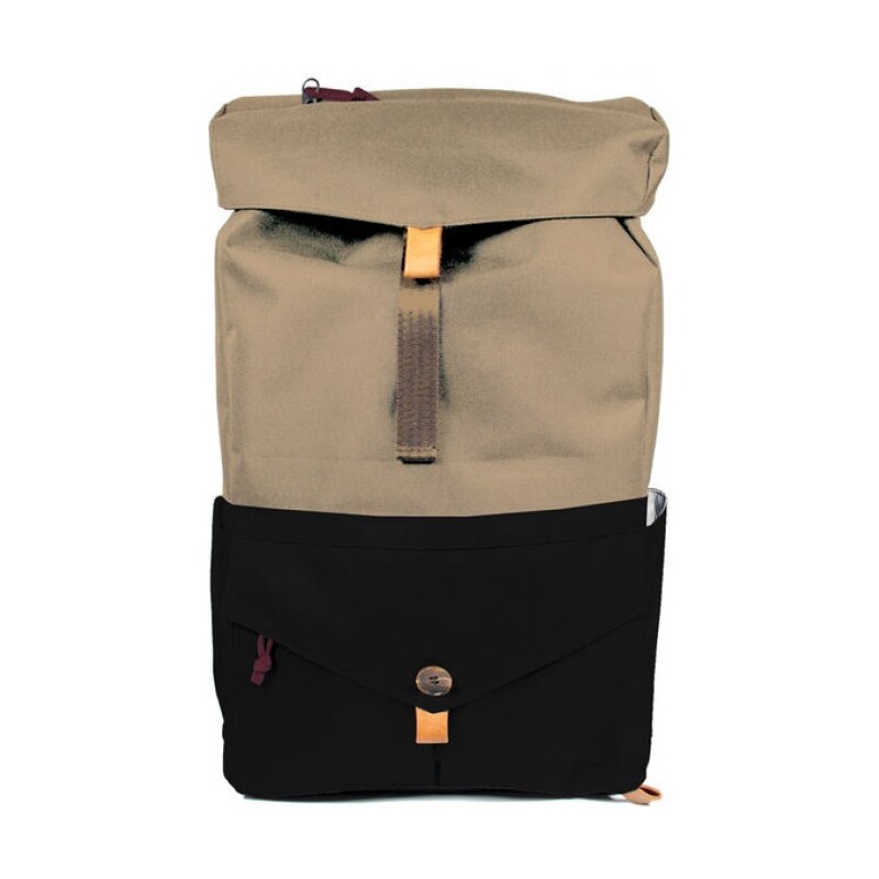 PKG DRI Drawstring Backpack 15" - černý/béžový
